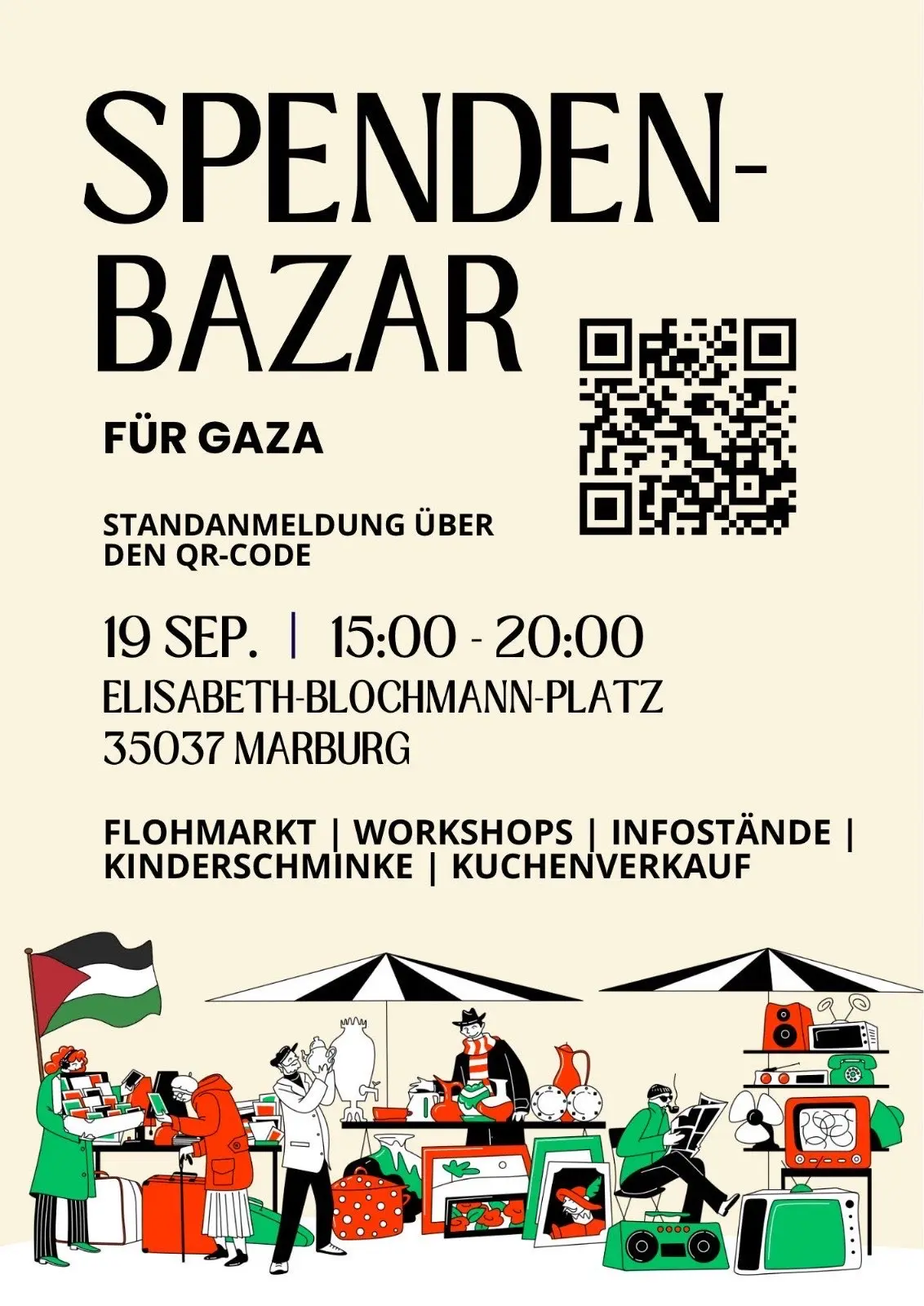 Spenden Bazar für Gaza